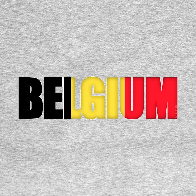 Belgium Belgique by SeattleDesignCompany